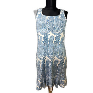 Tommy Bahama Dress Women’s XS Tropical Floral Tank Sundress Ruffle Hem nylon spx